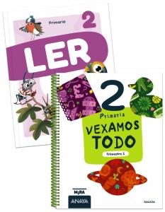 Vexamos todo 2. Primeiro trimestre. PluS Lingua 2. Ler. Cousas nosas·Primaria.2ºCurso·Mira