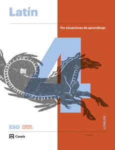 Latín 4 ESO LOMLOE ANDALUCÍA·E.S.O..4ºCurso