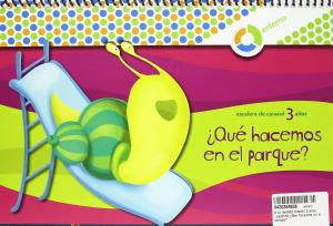A tu medida Infantil 3 años cuaderno ¿Que hacemos en el parque?·Escalera de caracol