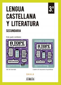Lengua castellana y literatura 3º Secundaria Libro alumno PluS Cuaderno Fanfest·E.S.O..3er Curso·Projecte Fanfest