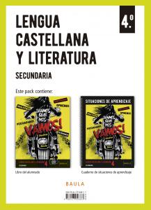 Lengua castellana y literatura 4º Secundaria Libro alumno PluS Cuaderno Fanfest·E.S.O..4ºCurso·Proyecto Fanfest