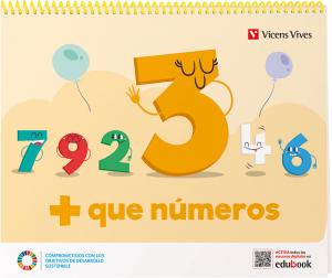 PluS QUE NUMEROS CUADERNO 3·Infantil.1er Curso