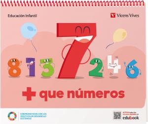 PluS QUE NUMEROS CUADERNO 7·Infantil.3er Curso