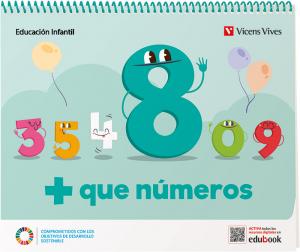 PluS QUE NUMEROS CUADERNO 8·Infantil.3er Curso