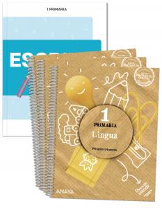 Lingua 1. PluS Escribo ben 2022.·Primaria.1er Curso·Operación Mundo