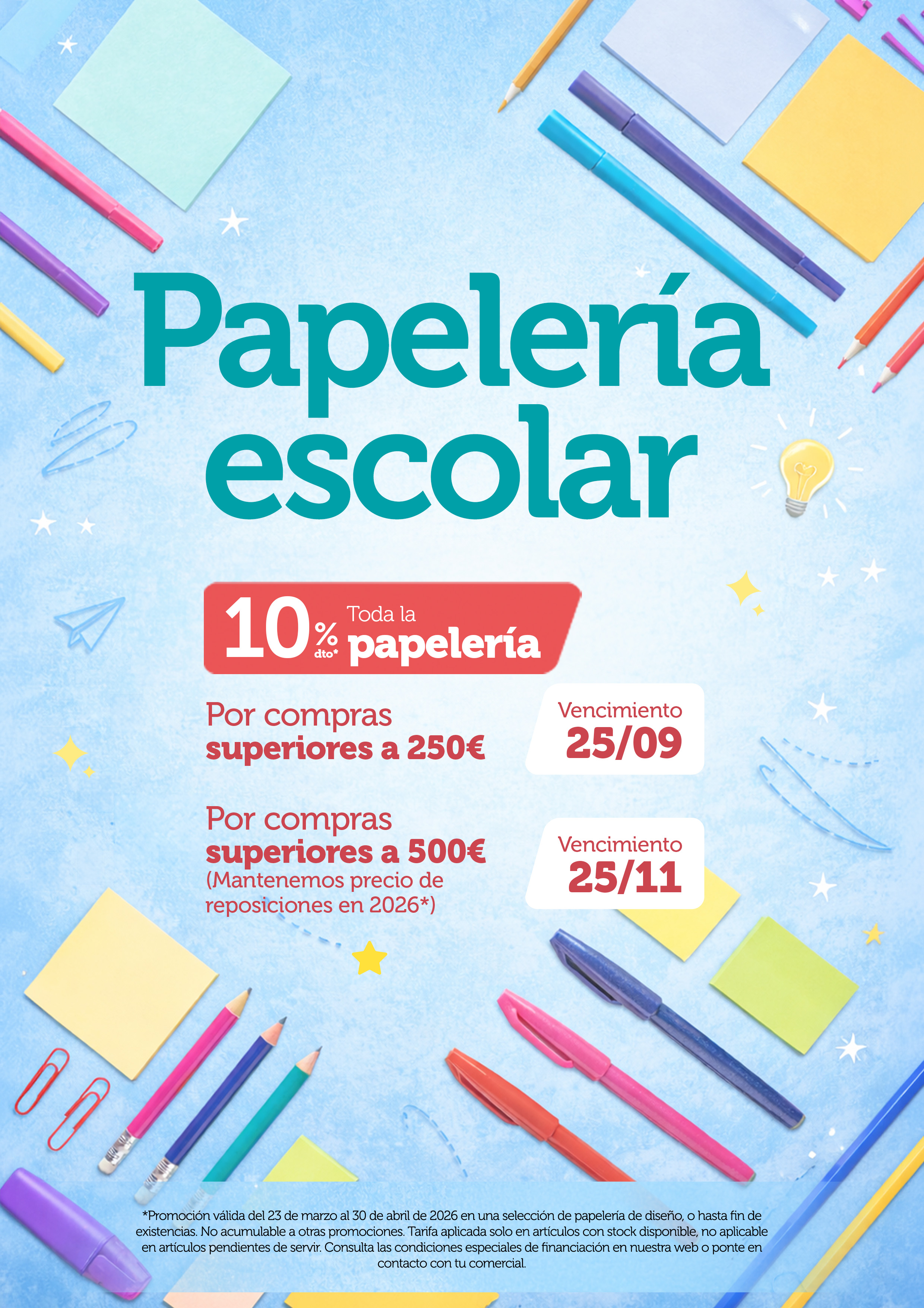  Papelería escolar